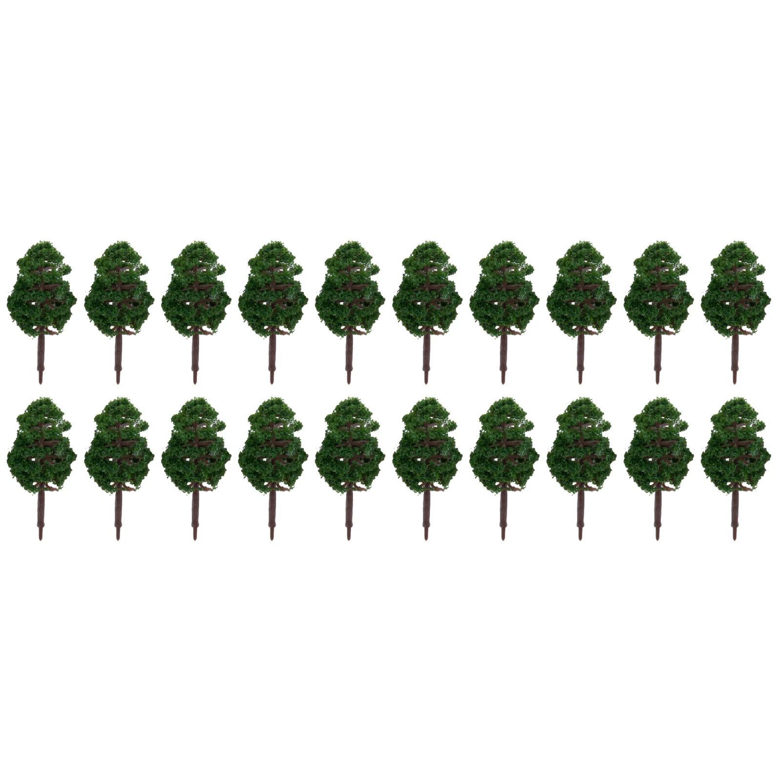 20Pcs 8CM Artificial Scenery Tree Min Flower Tree Scenery Railroad Decoration Building Landscape Model Trees Scenery Decoration