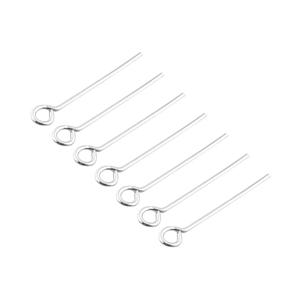 

200Pcs Stainless Steel Open Eye Pins Jewelry Supplies 5x0.4x0.1cm Strong Tarnish Resistant DIY Jewelry Making Connector Findings