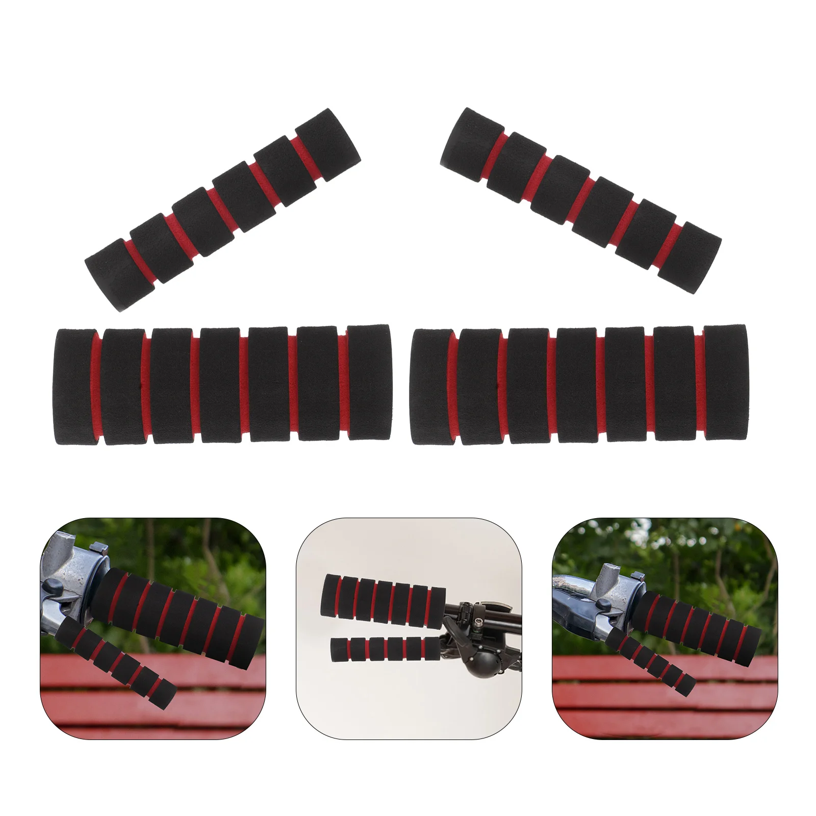 

1Set Motorcycle Handlebar Grip Sleeve Cover Non-Slip Sponge Handlebar Cover Brake Lever Replacement Motorbike Bicycle
