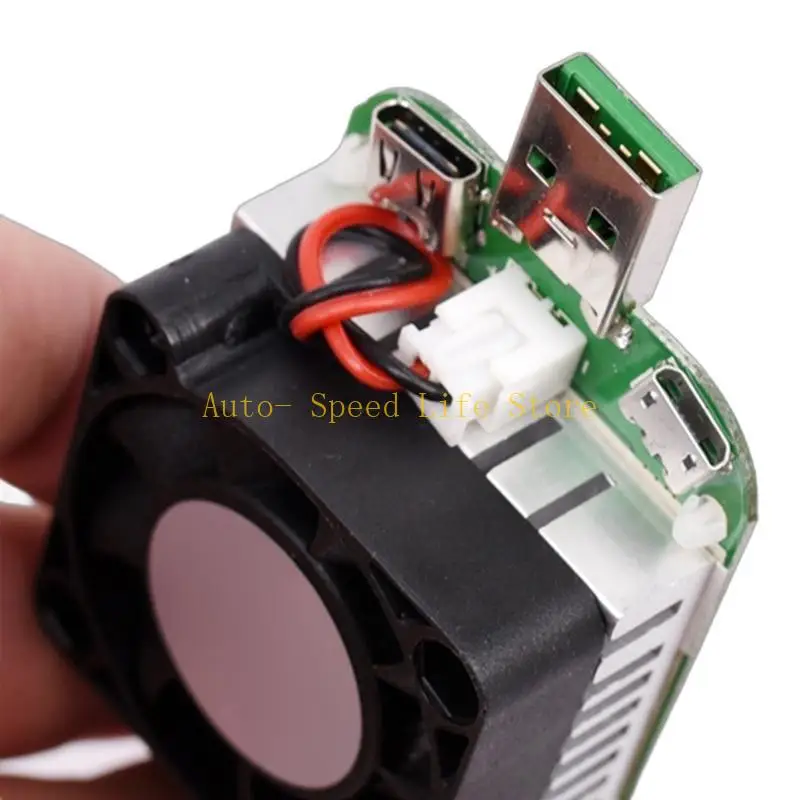 02DA HD25 HD35 مشغلات اختبار تفريغ البطارية الإلكترونية لمقاوم تحميل USB #2