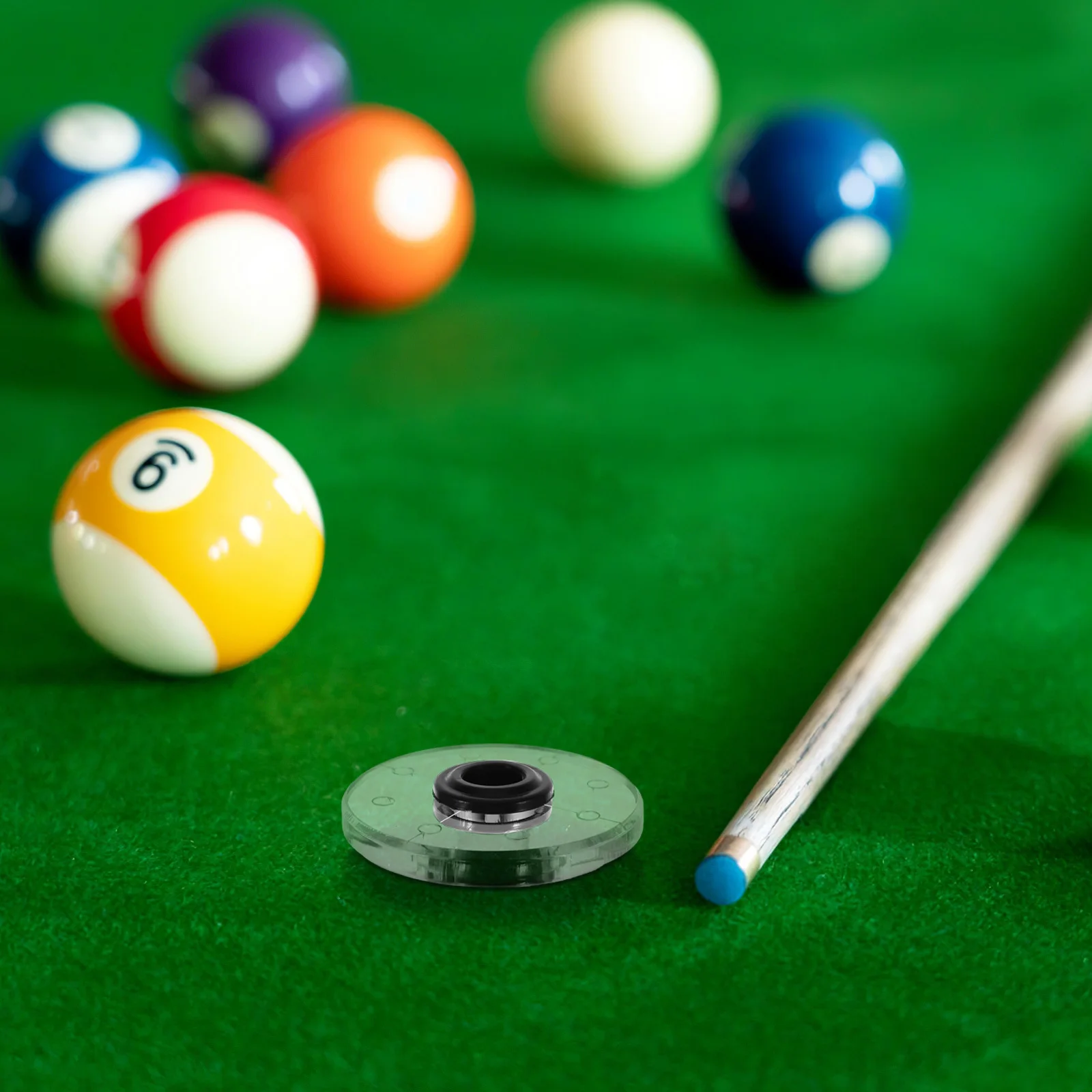 

Black Acrylic Billiard Aiming Aid Stroke Trainer for Pool Cue Sports Portable Practice Tool for Enhanced