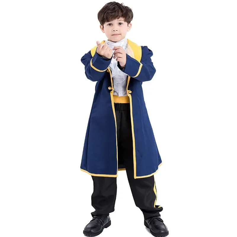 Kostiumy cosplay Prince pour enfantsusser age noble royal charmant carnaval fete d'Halloween enfants garcon