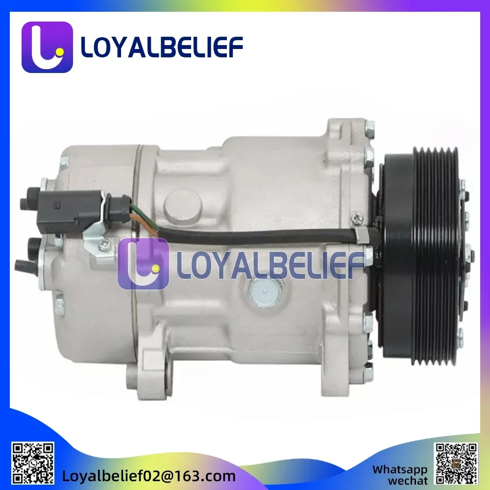 Auto Air Conditioning AC Compressor For 2001-2005 VW Volkswagen Jetta Golf Beetle 1J0820803B 1J0820803A 1J0820803L 1J0820803N