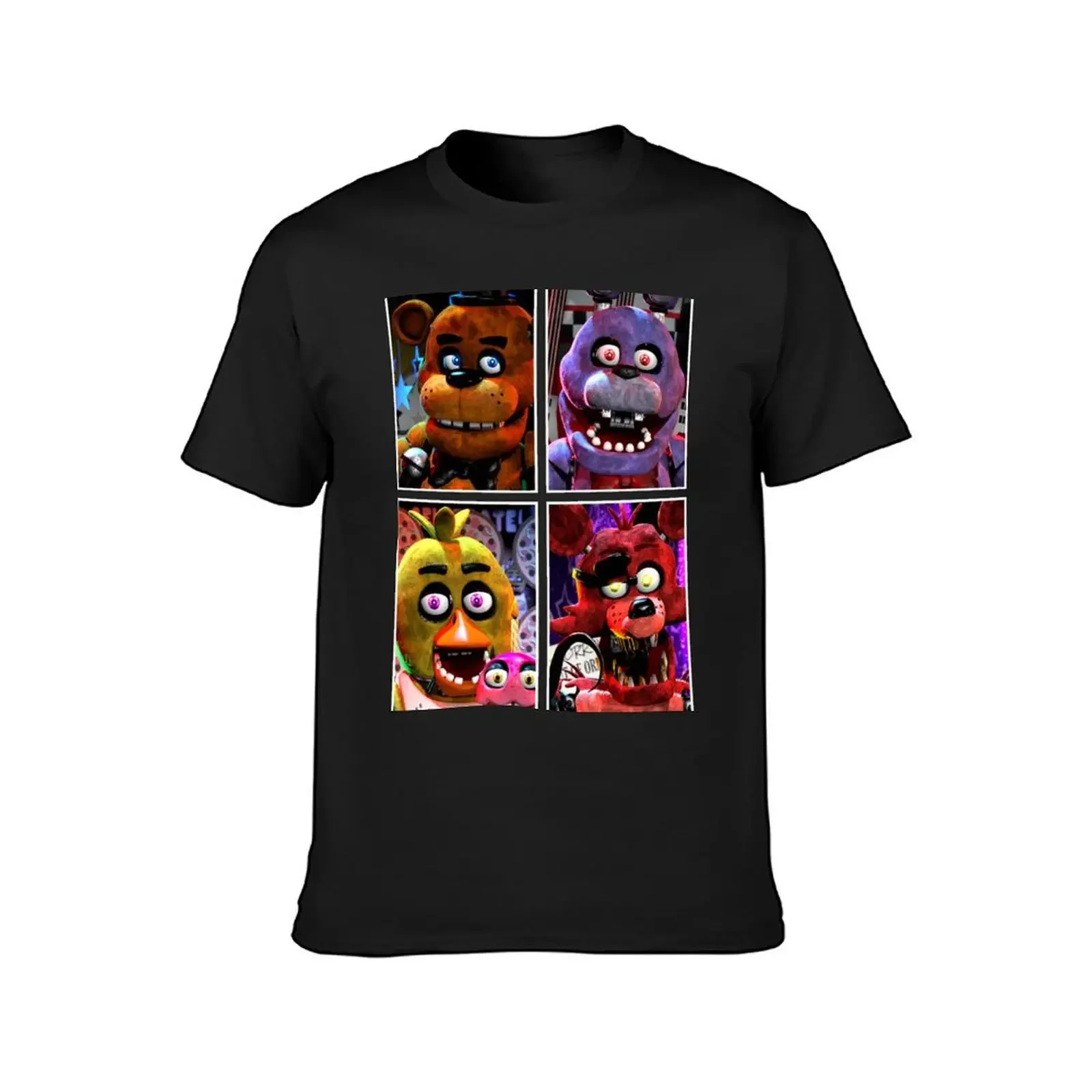 The Fazbear Band T-Shirt oversized cute tops summer clothes custom shirt mens graphic t-shirts hip hop