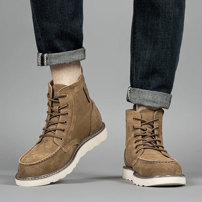 

Мужская походная обувь, водонепроницаемые тактические кожаные охотничьи ботинки, кроссовки для кемпинга в пустыне, мужская треккинговая повседневная обувь до щиколотки 45, 46, 47 48