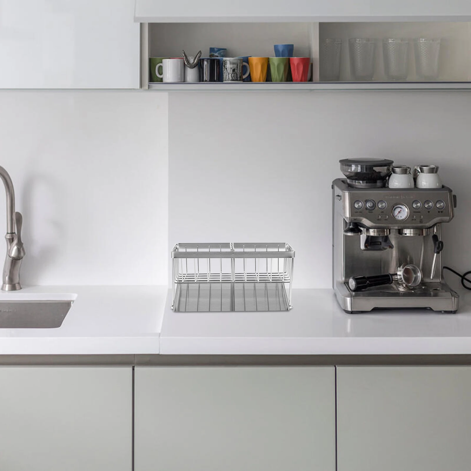 

Stainless Steel Sink Rack Sponge Holder Kitchen Countertop ganizer Multifunctional Storage Bathroom Accessories