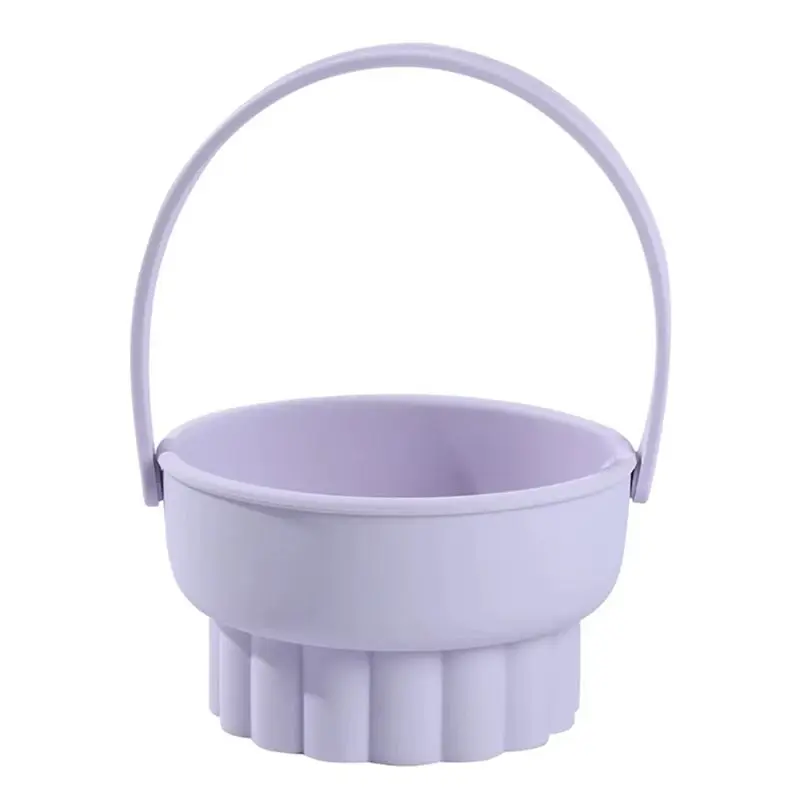 AT63-Silicone Washing Bowl Makeup Brush Cleaning Box Make-Up Egg Drying Tool Set Powder Puff Washer Sponge Storage Artifact A