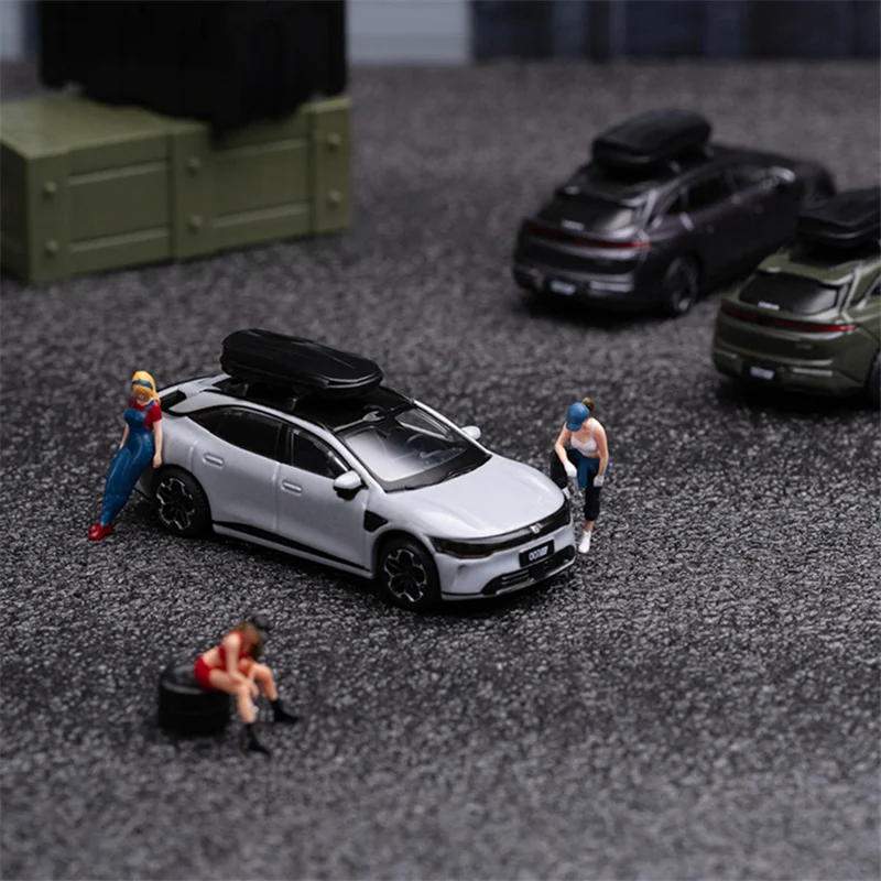 Bburago 1:64 ZEEKR 007GT سبيكة محطة عربة سيارة رياضية نموذج Diecasts المعادن الجديدة الطاقة المركبات نموذج سيارة محاكاة هدايا الاطفال