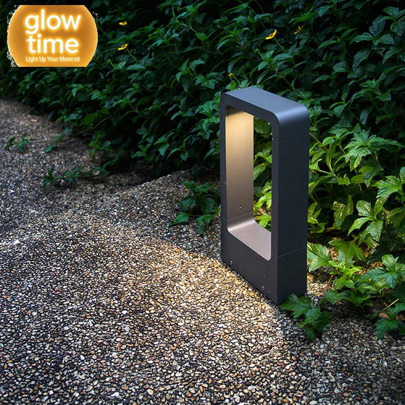 Outdoor Waterproof Lighting 10W LED Garden Light IP65 Modern Aluminum Lawn Lamp Courtyard Villa Landscape Lawn Bollard Lights