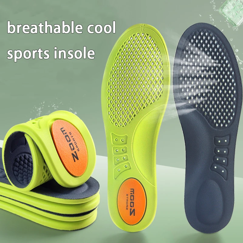 Men Women Sports Insole Breathable Soft Basketball Shoe Insoles Shock Absorption Shoe Sole Comfort Shoe Pads Running Accessories