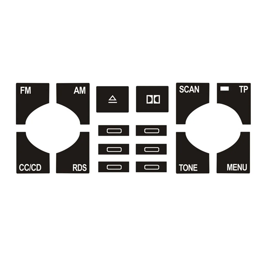 アウディa4,b6,b7,1ピース用の修理ボタンステッカー,ドアロック,エアコン,ステッカー