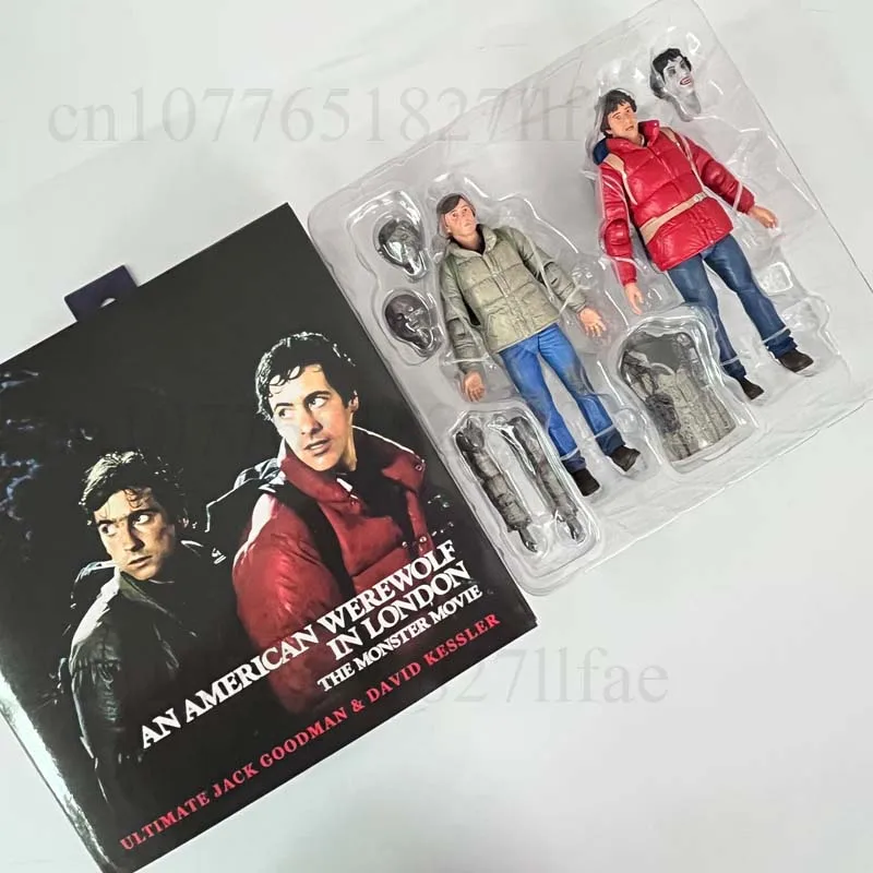 NECA Figure An American Werewolf In London Ultimate Jack Goodman & David Kessler Action Figure Model Toys Christmas Gift Decor