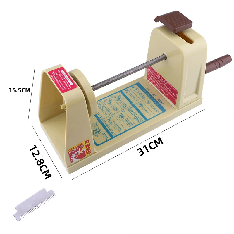 Manual Vegetable Shredder Multi-Function Vegetable Grater Radish Shredder and Slicer Rotary 1.8MM Slice Thickness