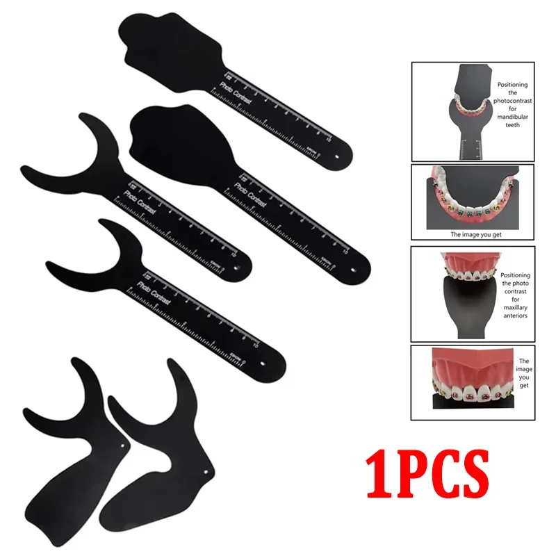 

1Pcs Dental Photo Contrast Background Board Intraoral Photographictool Black Oral Cheek Plate Orthodontic Contraster