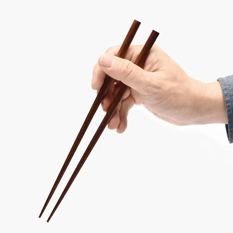 Japanese Style Pointed Chopsticks Natural Wooden Chopsticks Cooking Chopsticks Sushi Chopsticks Home Hotel Wooden Cutlery