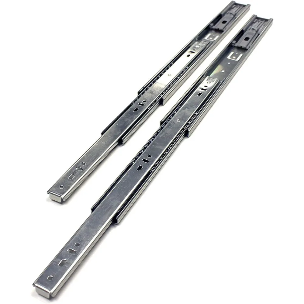 تمديد كامل 18 بوصة لينة إغلاق الكرة تحمل الجانب جبل درج الشرائح لخزائن إطار الوجه مع آلية الإغلاق الذاتي