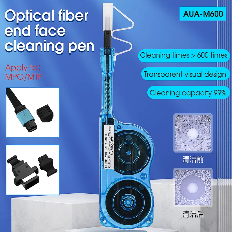COMPTYCO AUA-M600 MPO/MTP Cleaning Pen Cleaner for Fiber Optic Cleaner for Connector green/blue/orange(optional)