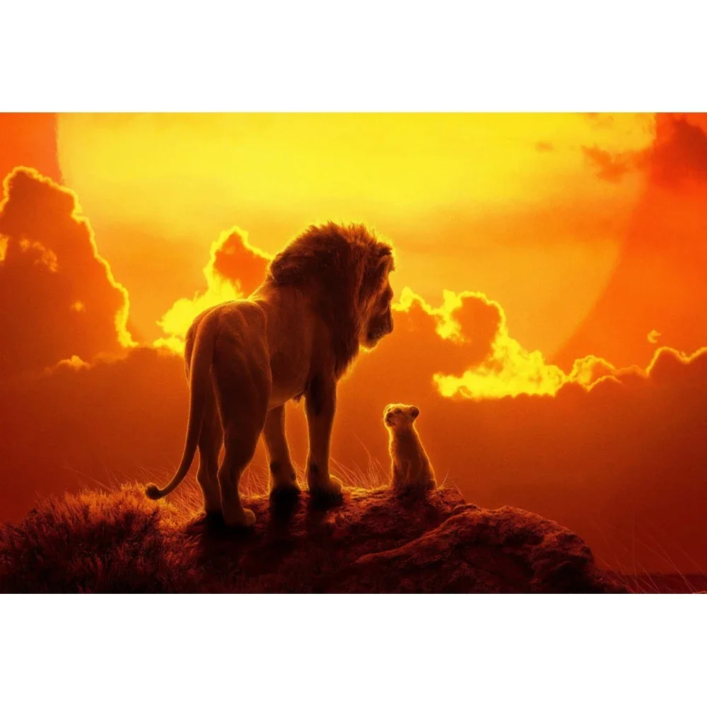 Latar Belakang Fotografi Pesta Ulang Tahun Bayi Bertema Lion King Simba Latar Belakang Foto Mandi Anak Hutan Pemotretan Studio