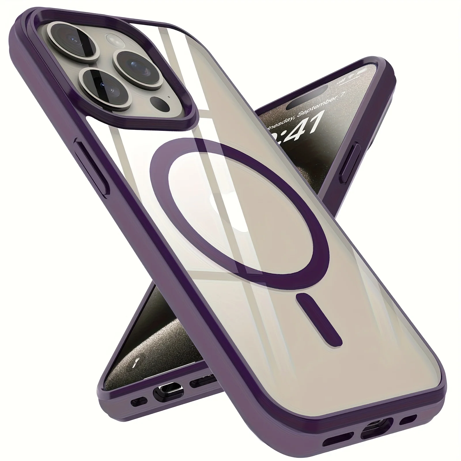The Colorful Acrylic Shockproof Case Is Compatible with Iphone 16, 15, 14, 13, 12, 11 Pro Max, 14, 15, 16 Plus, 13，12