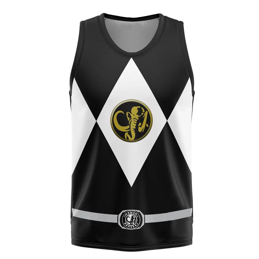 Bandai Periphery Power Rangers Gym Tank Top Anime Cosplay Costume Adult Kids Athleisure Vest Summer Quick-dry Soft Lightweight