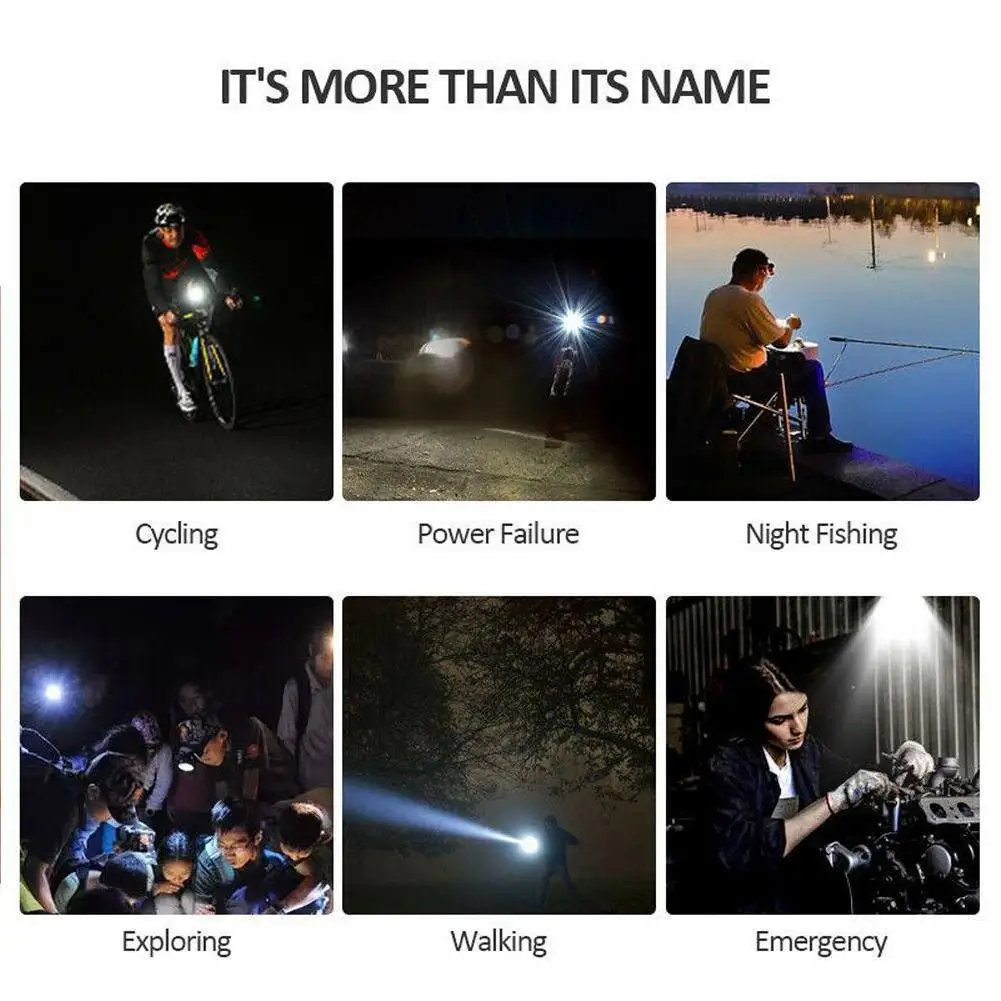 Bike Bicycle Light USB LED Rechargeable Set MTB Road Bike Front Back Headlight Lamp Flashlight Cycling Light Cycling Accessories