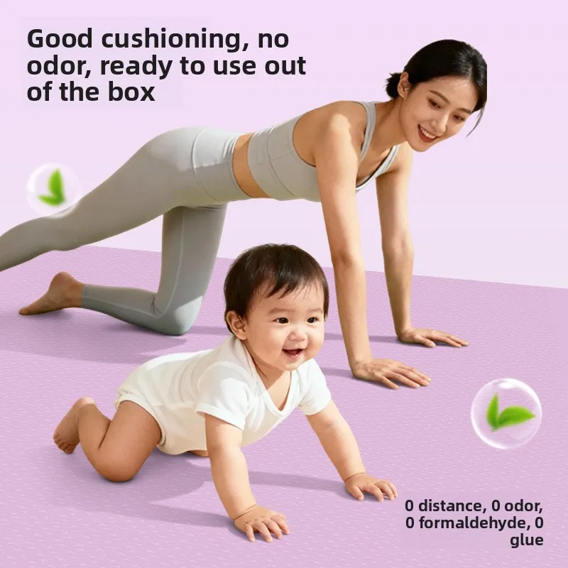 Two Person Yoga Mat Non Slip Shock Absorbent Quiet Thick Wide Large Home Use Dance Gymnastics Mat Yoga Mat Workout Mat Mat