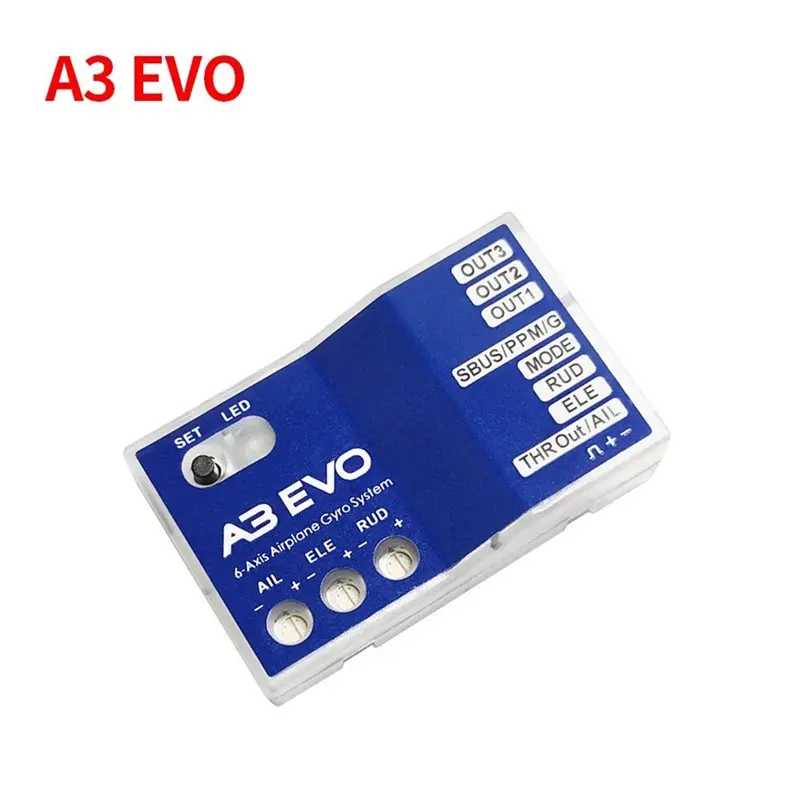 PHILE-A3 EVO 6-Axis الدوران والتثبيت موازن وحدة تحكم في الطيران دعم جهاز استقبال PPM لطائرة تحلق الجناح طائرة مزودة بجهاز للتحكم عن بُعد