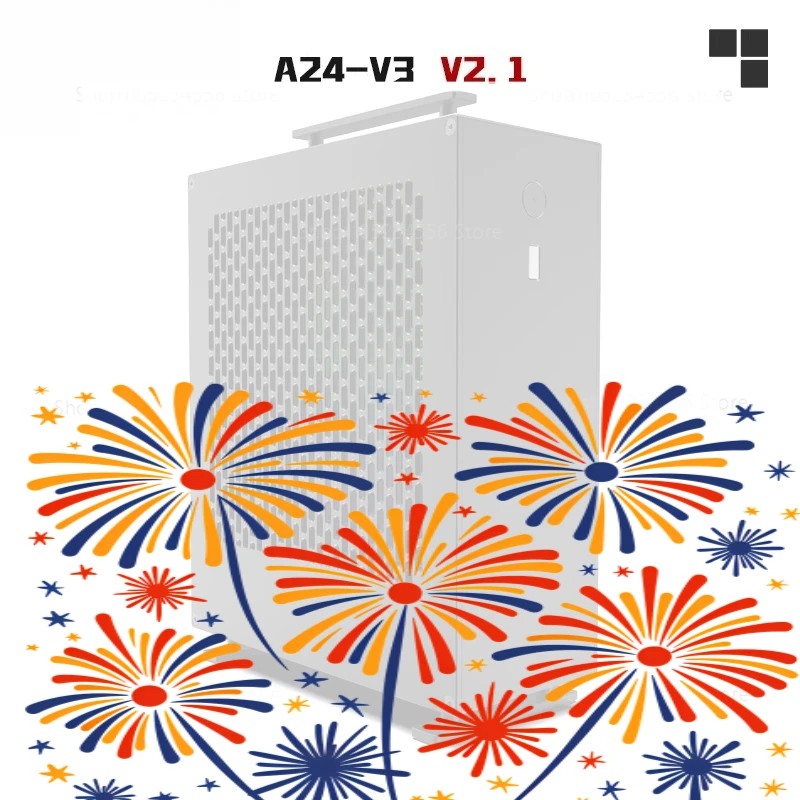 

Корпус ITX 4.28L mini A24-V3 2.1 из цельного алюминия для iGPU и блока питания 1U, ультракомпактный корпус