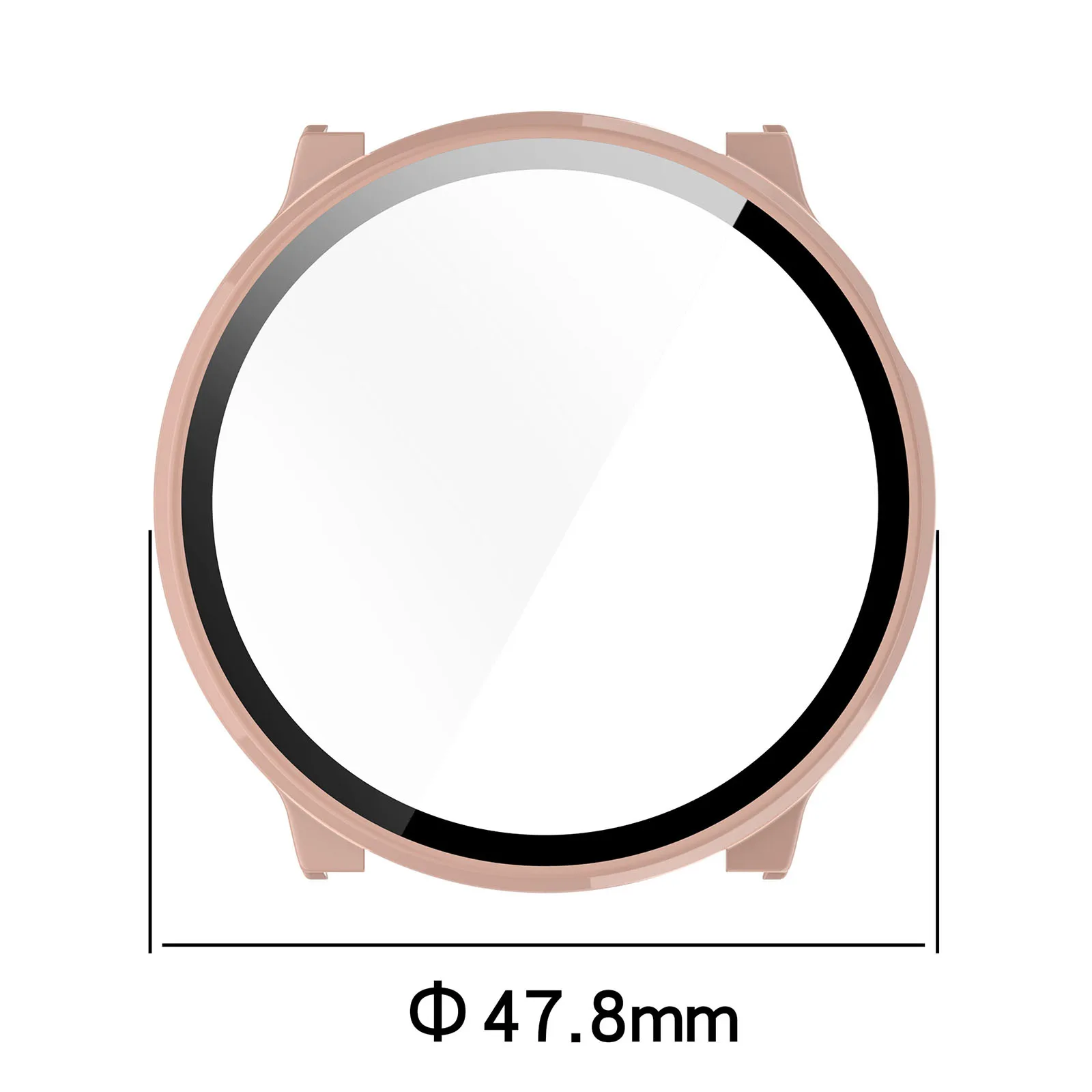 1 قطعة حافظة واقية للساعة مقاومة للغبار إطار الكمبيوتر + واقي شاشة من الزجاج المقسى ملحقات الساعة لساعة Mibro Lite2