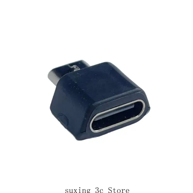 E8BE Micros USB To Type C Adapter Replacement for G502 Wireless Mouse Easy Repair Plastic Metal Construction