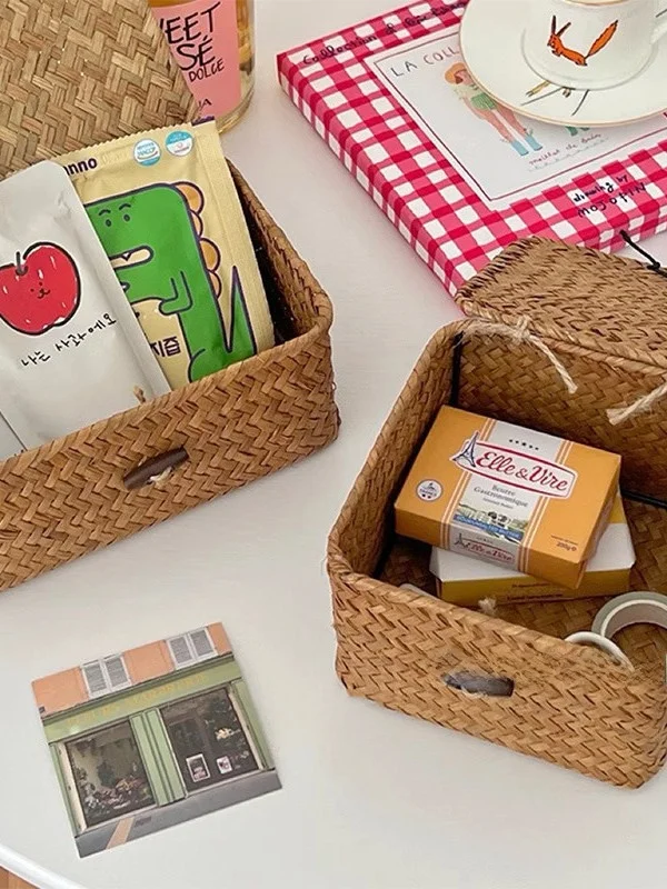 handcrafted-woven-japanese-style-desktop-storage-box-tea-table-snack-miscellaneous-items-storage-basket-with-lid
