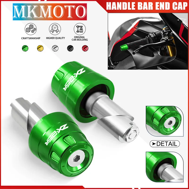 

For ZX-6R ZX-10R ZX-25R ZX6R ZX10R ZX25R Motorcycle CNC Counterweight Handle Bar Grips Slider End Cap Plug Grip zx6r zx10r zx25r