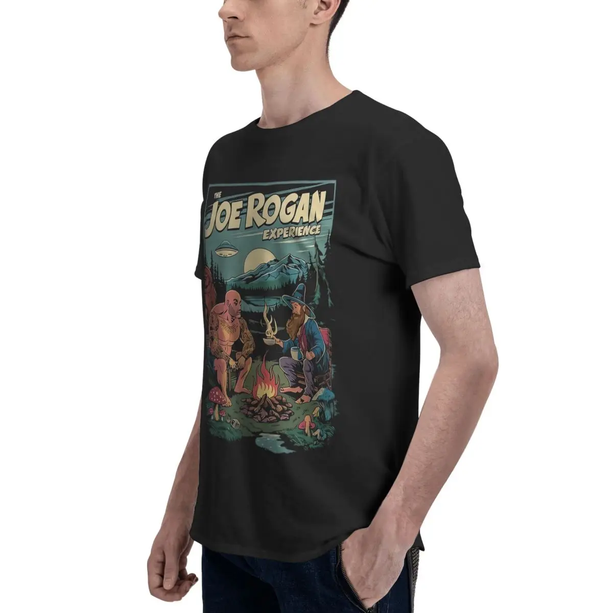 Joe Rogan Duncan Trussell Comic Book Art Podcast 100% Cotton Casual Breathable Confortable T Shirt Mens Designer Clothes Funny