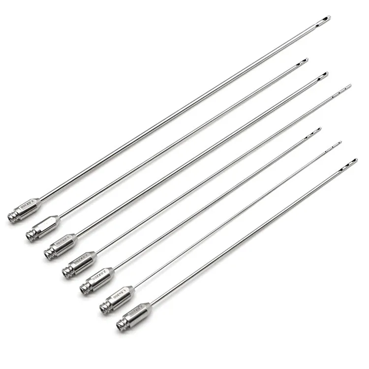 Liposuction Plastic Surgery Tools, Water Injection Needle, Fat Transfer Filling Tube, Porous Single Hole Planer Suction Cannula