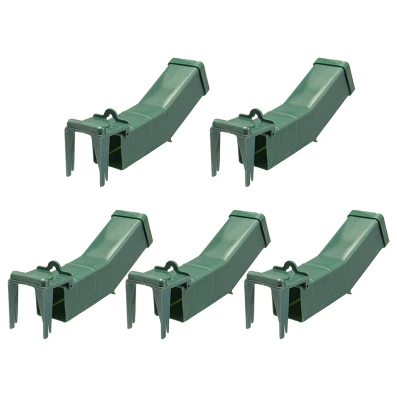 

AA76-5Pcs Practical Mouse Trap Cage Animal Control Tools For Home Garden Mice Rat Rodents Live Trap Home Garden Mice Tools