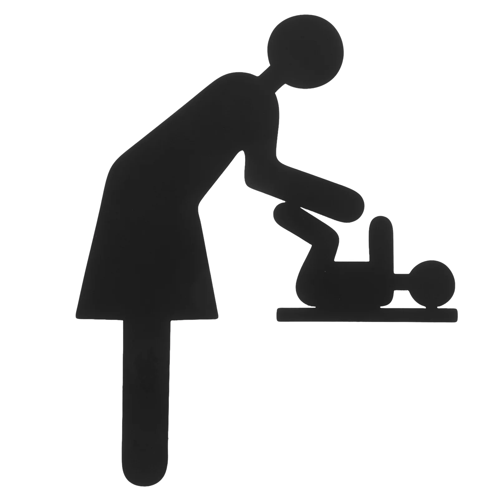 Changing Sign Baby Area Station Label Restroom Indicator Public Identification Toilet The