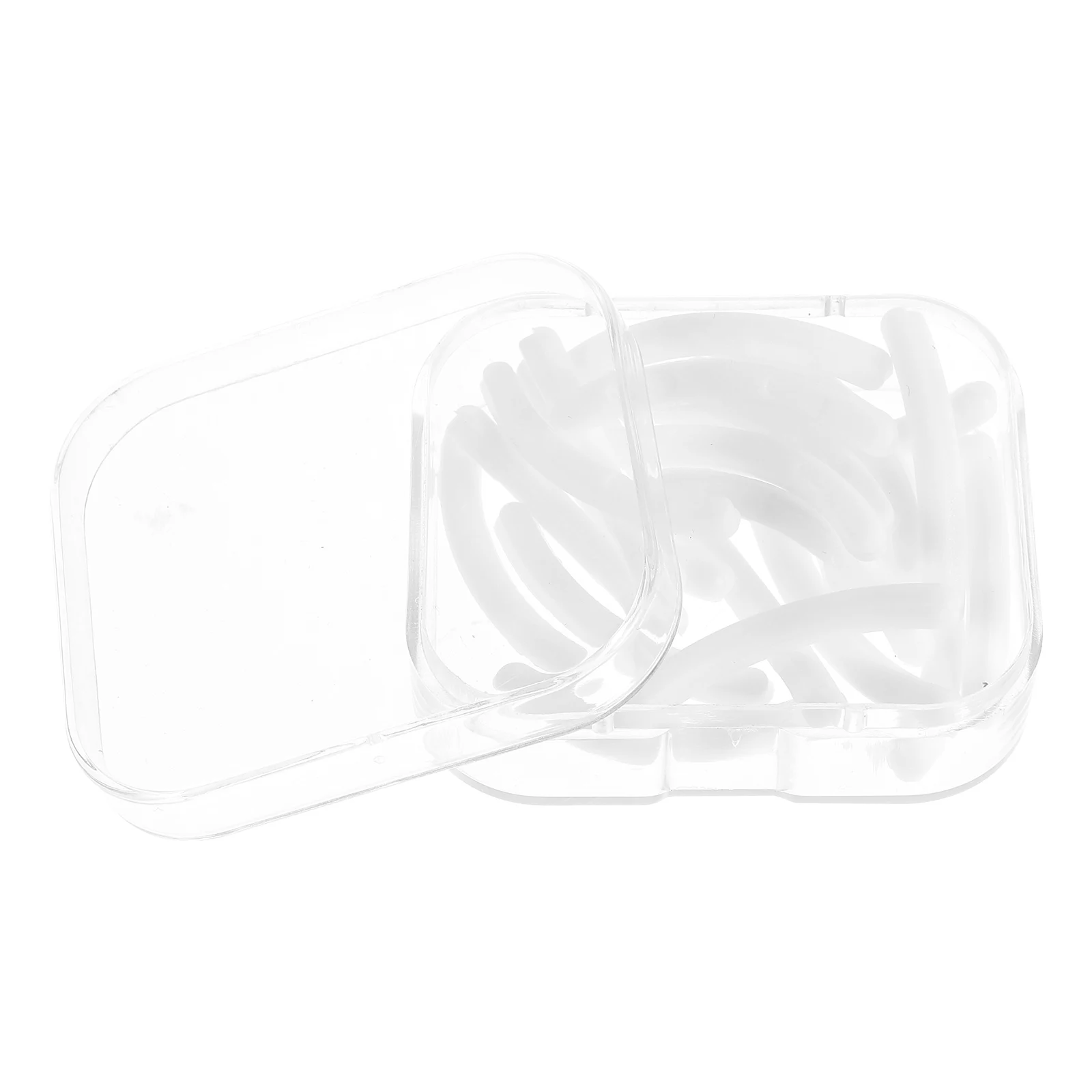 

24pcs Eyelash Curler Replacement Pads Silicone Refill Inserts Durable Heat Resistant Eye Curler Accessories White Set for Lash