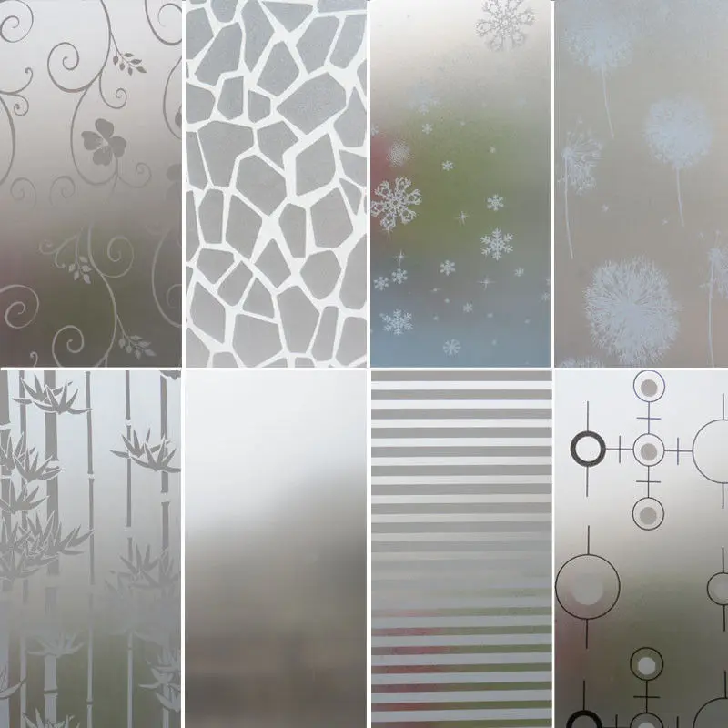 Frosted Privacy Frost Glass Window Film Sticker Bedroom Bathroom Home Decor