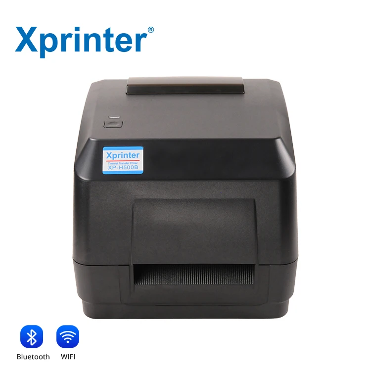 Xprinter XP-H500B/H500E Bluetooth Thermal Printer Sticker Label 300dpi Available Thermal Transfer Printer Ribbon Print Machine