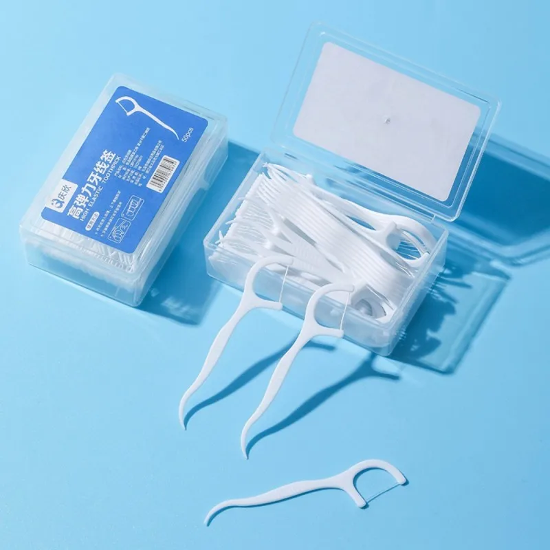 50/150/300/600/1000 unidades de palillos de hilo dental, herramientas de cuidado bucal