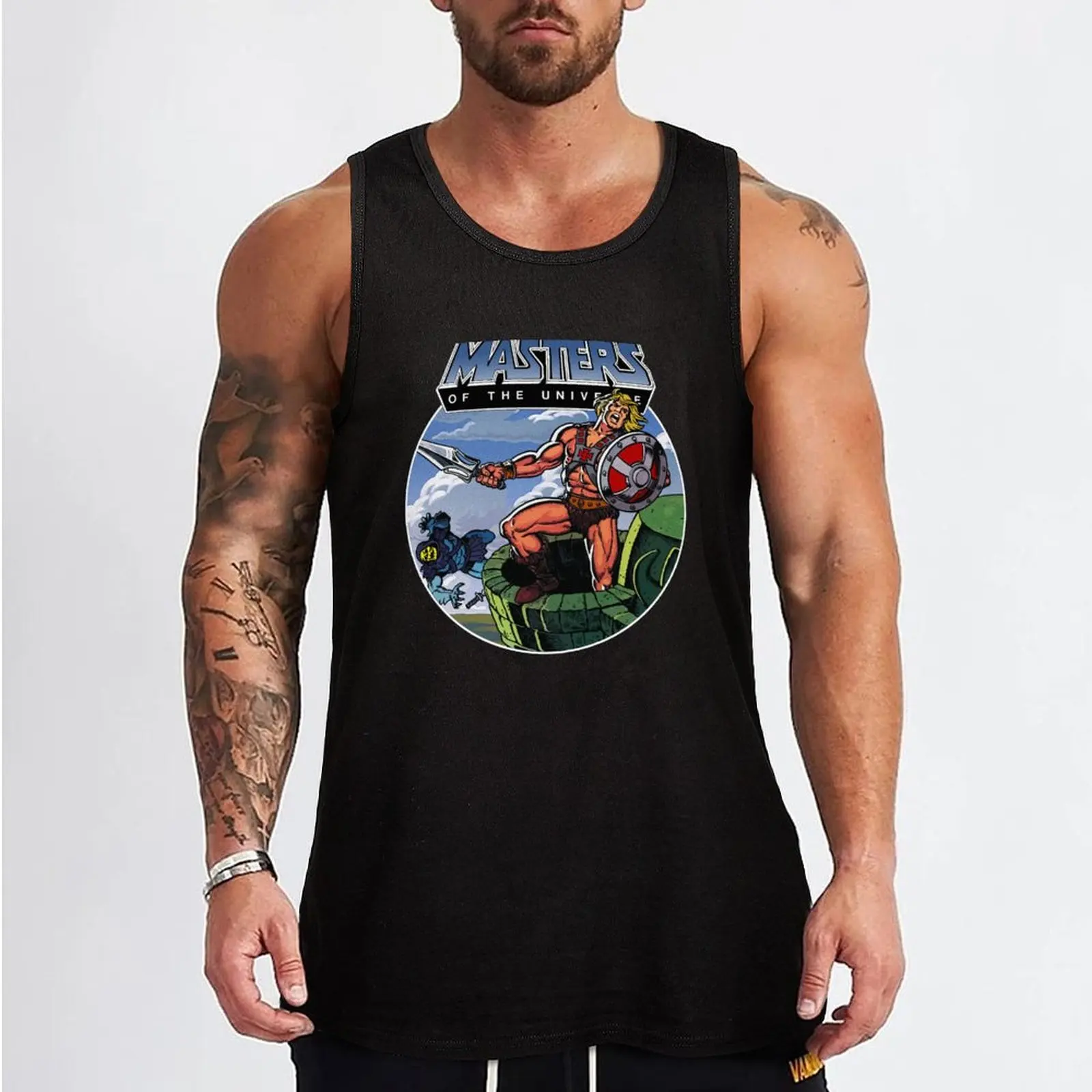 King Of Grayskull Tank Top Men's sleeveless gym shirts t shirts Men's sleeveless