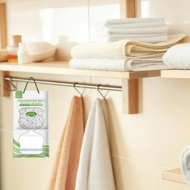 1 Pc Moisture Absorber Hanging Drying Clothes Dehumidifier Home Wardrobe Dehumidifier Fragrance-Free Moisture Hangings Bags