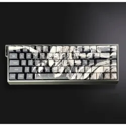 cmany Devil Dos 68/103pcs Key Cap PBT Cherry-Profile Thermal Sublimation Suitable for 60/64/68/75/87 Layout Keyboard Space6.25U