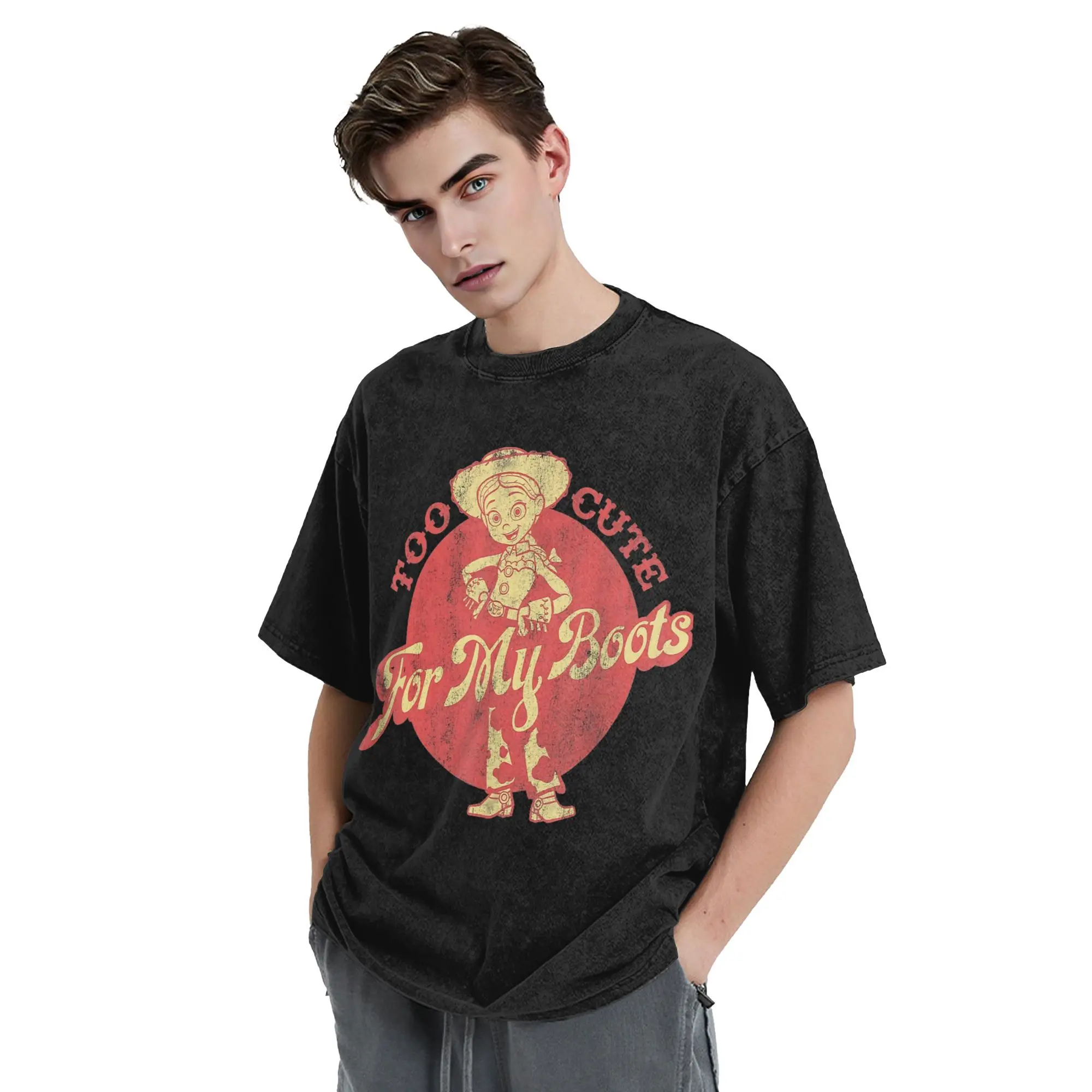 لعبة جيسي لطيفة جدا غسلها تي شيرت الشارع الشهير الهيب هوب تي شيرت تقليدي تيز بلايز الرجال النساء القطن المعتاد الصيف