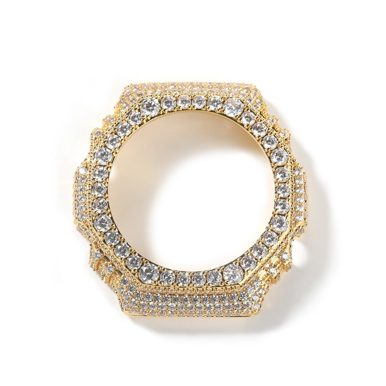 TBTK HipHop Iced Out Moissanite Uhrenlünette für GA2100 DW6900 GA110 Luxus Bling Uhren-Ersatzrahmen Zubehör – Detail 18