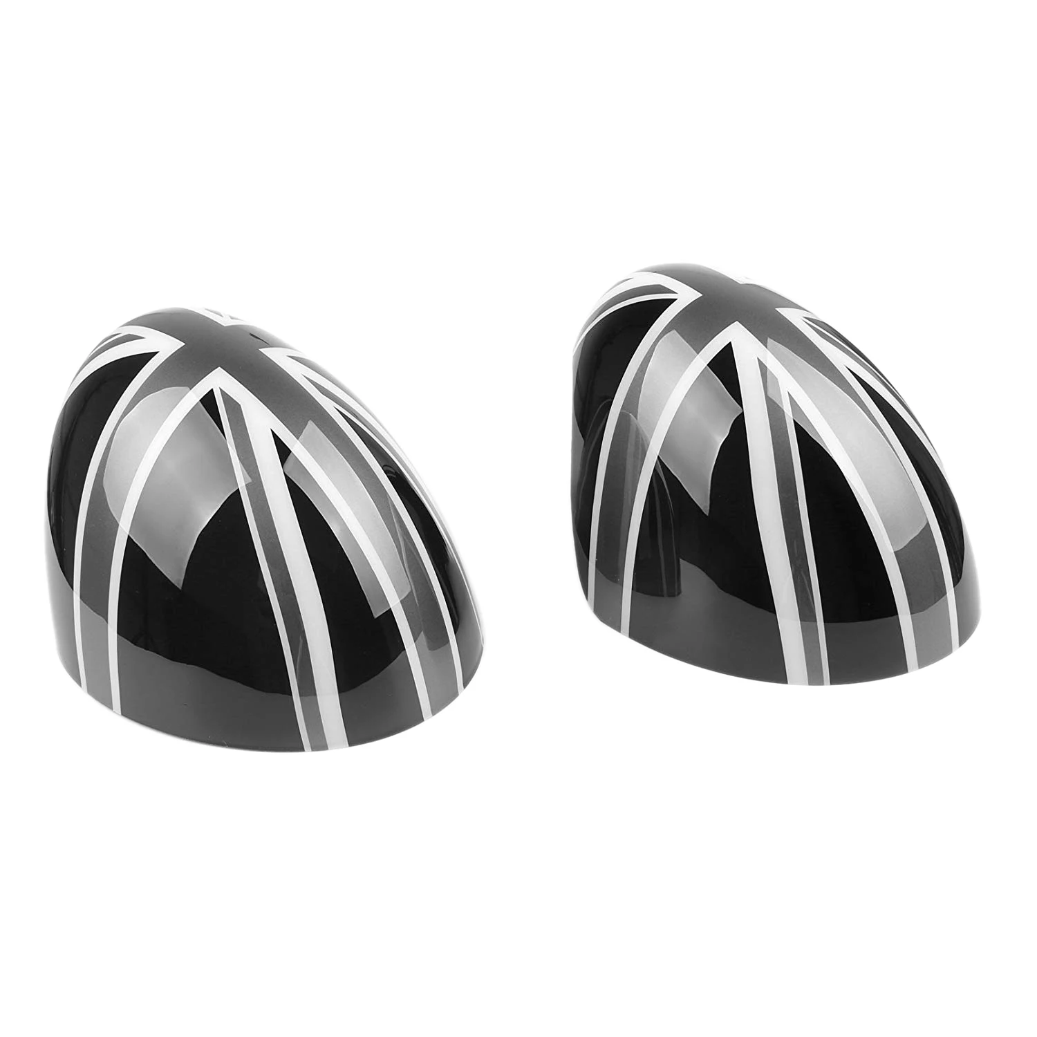 Car Door Side Mirror Cover Caps for Mini Cooper Hardtop F54 F55 F56 F57 F60 Series Black&Gray UK