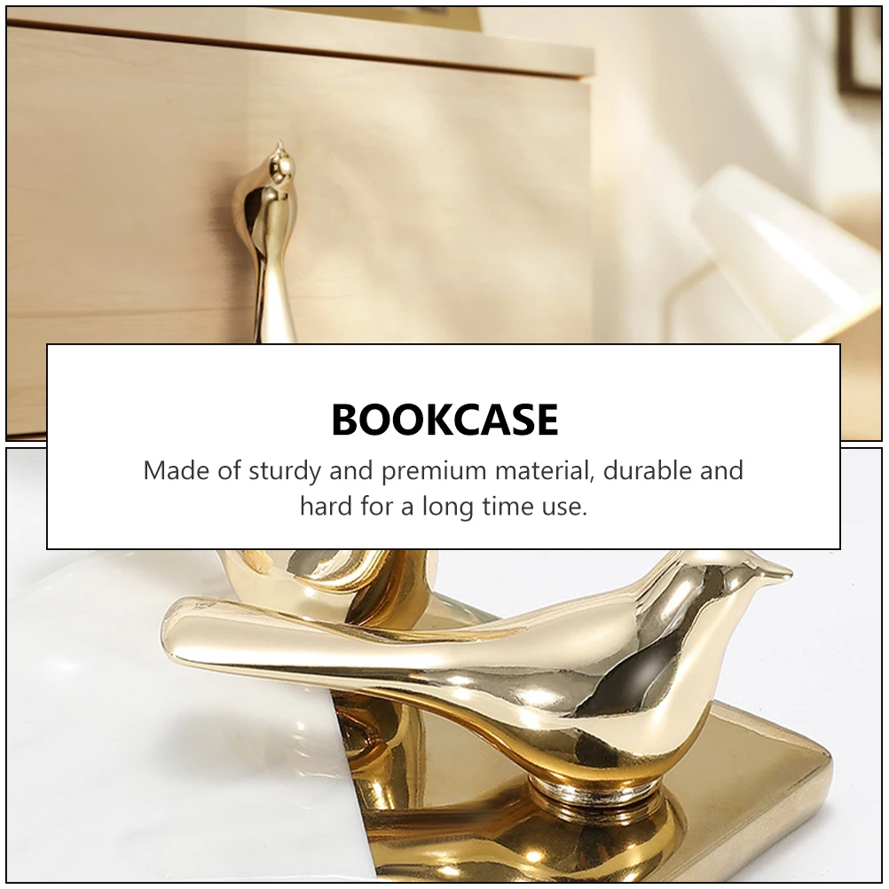 

2Pcs Gold Cabinet Door Pull Handle Light Luxury Small Bird Zinc Alloy Decorative Furniture Drawer Wardrobe Knob