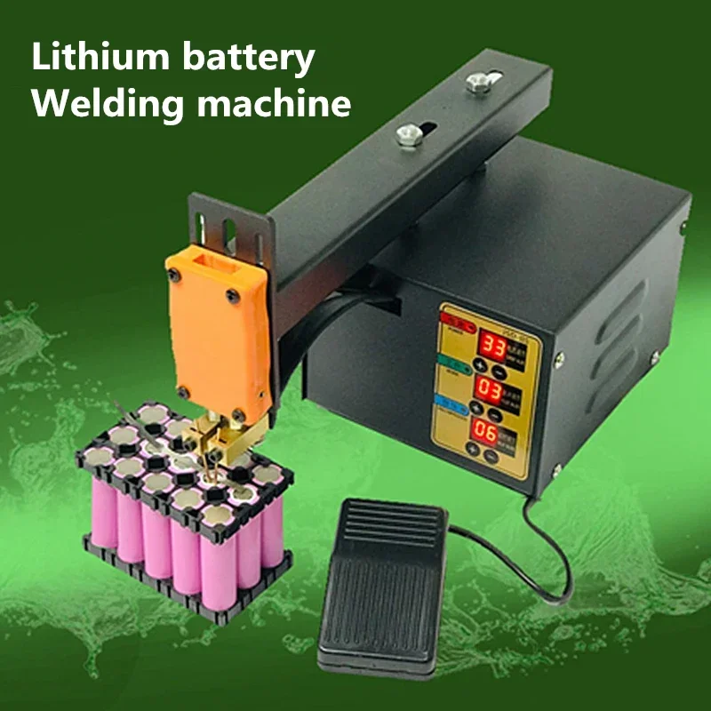 High Power Battery Spot Welder 18650 Lithium Batteries Contact Welding 3KW Precision Pulse Nickel Strip Spot Welding Machine