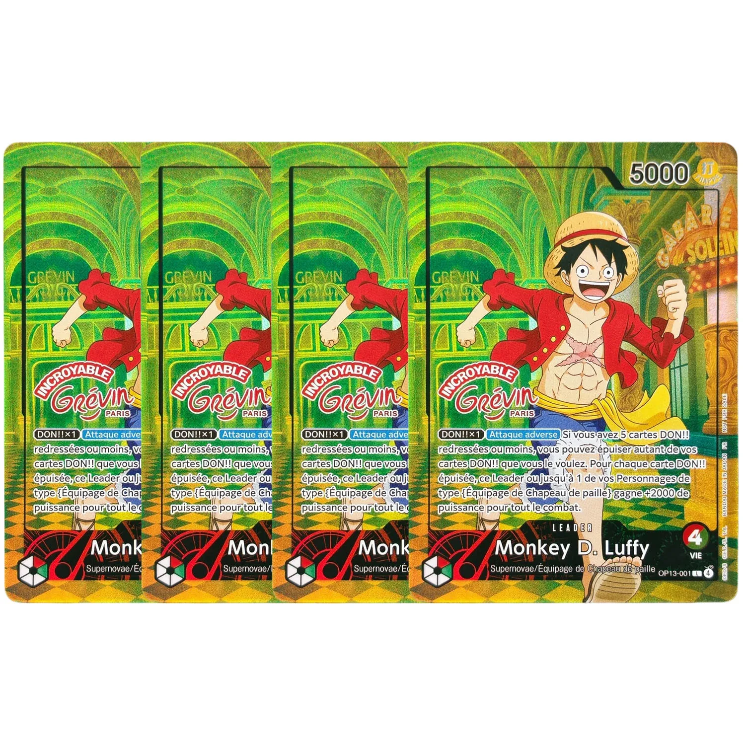 Board Game English - การ์ดของเล่นสะสมเกม One Piece Museum Running Luffy