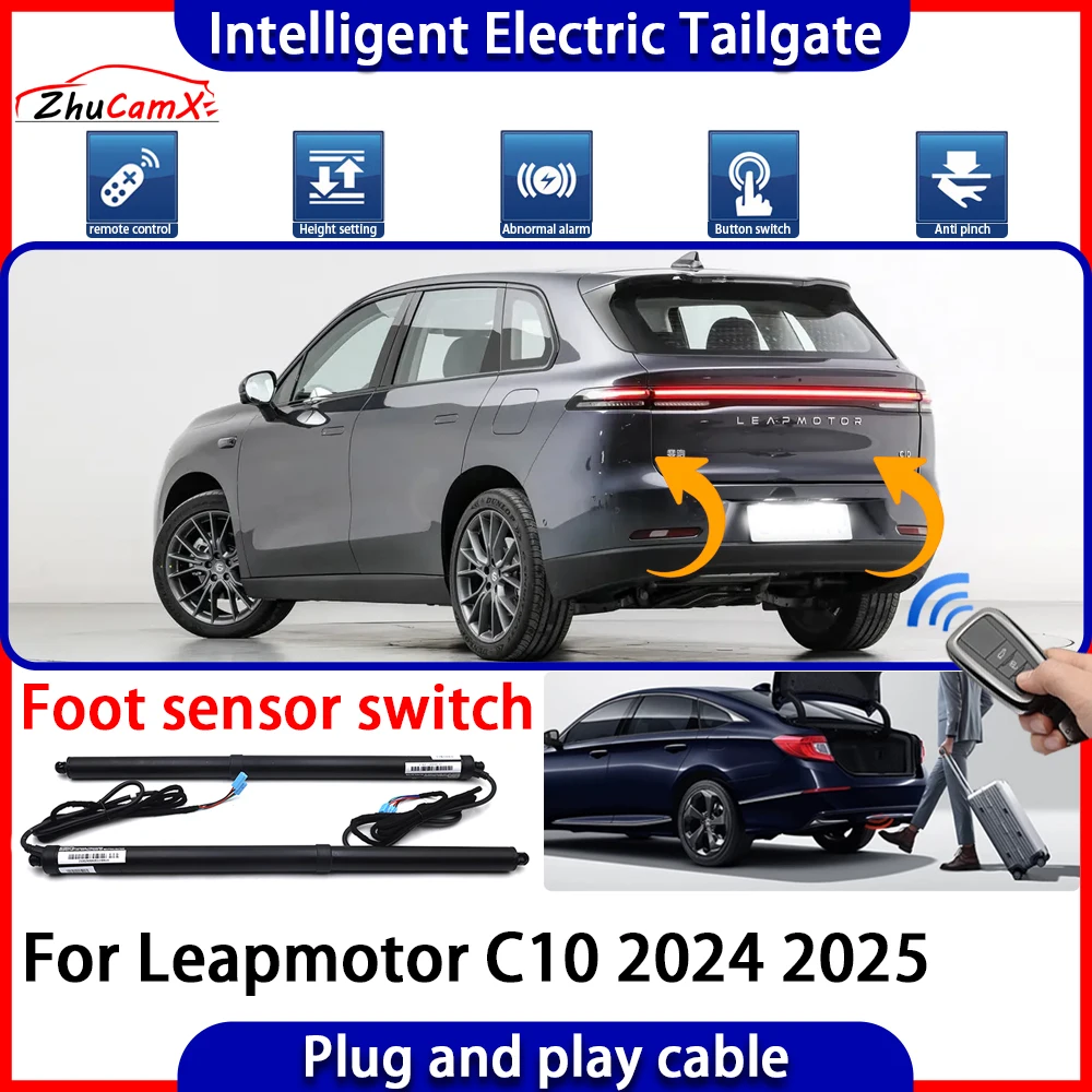 

ZhuCamX Car Automatic Lifting kit Opening Trunk Intelligent Electric Tail Gate Lift Tailgate for Leapmotor C10 2024 2025